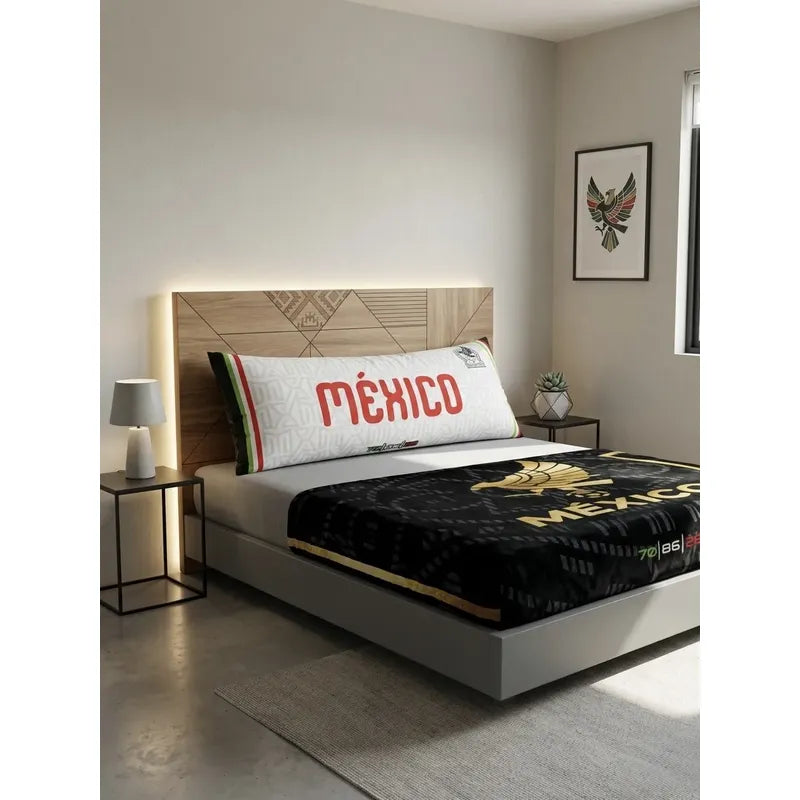 Almohada Providencia Super Jumbo Selección Mexicana Esponjos Negro
