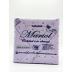 Juego De Sabana Matrimonial 100% Algodón Suaves Y Frescas Lila Mini Flor Morada