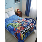 Frazada Providencia Disney Matrimonial Super Calientita Avengers Azul