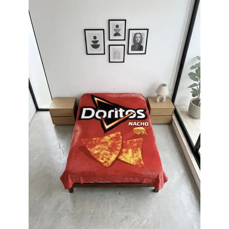 Frazada Matrimonial Providencia Frituras De Doritos Suave Doritos 700 G Rojo