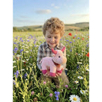 Set De 4 Vaquitas De Peluche Modelos Rancheritos Super Suave Rosa