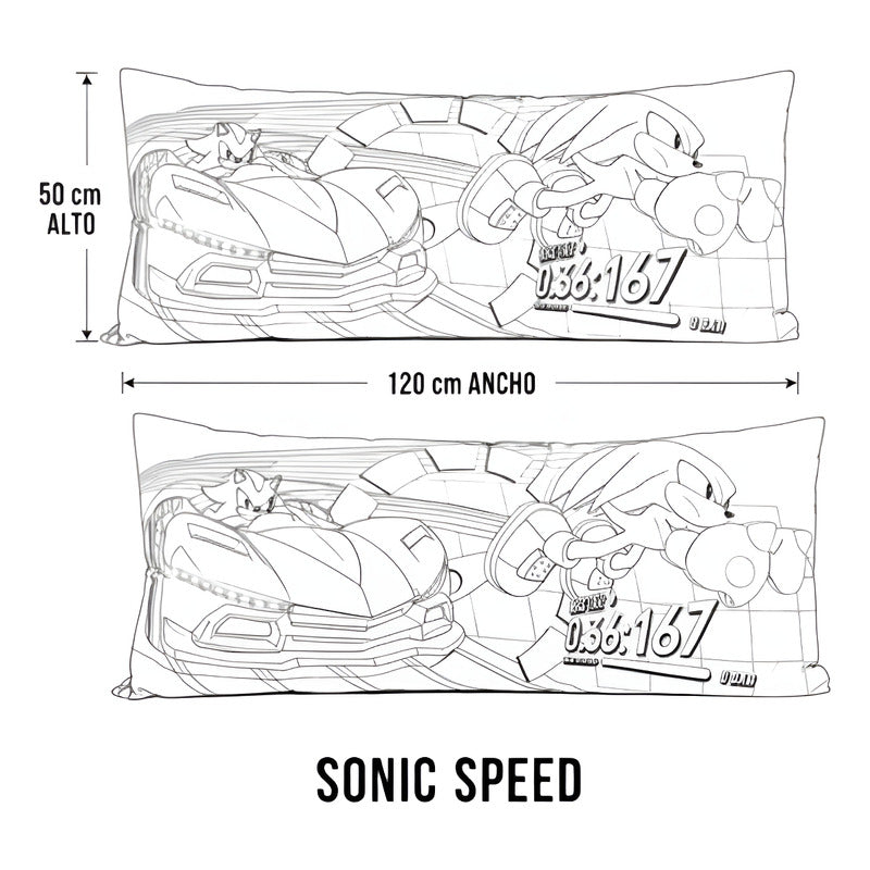 Almohada Providencia Super Jumbo Sonic Amarillo