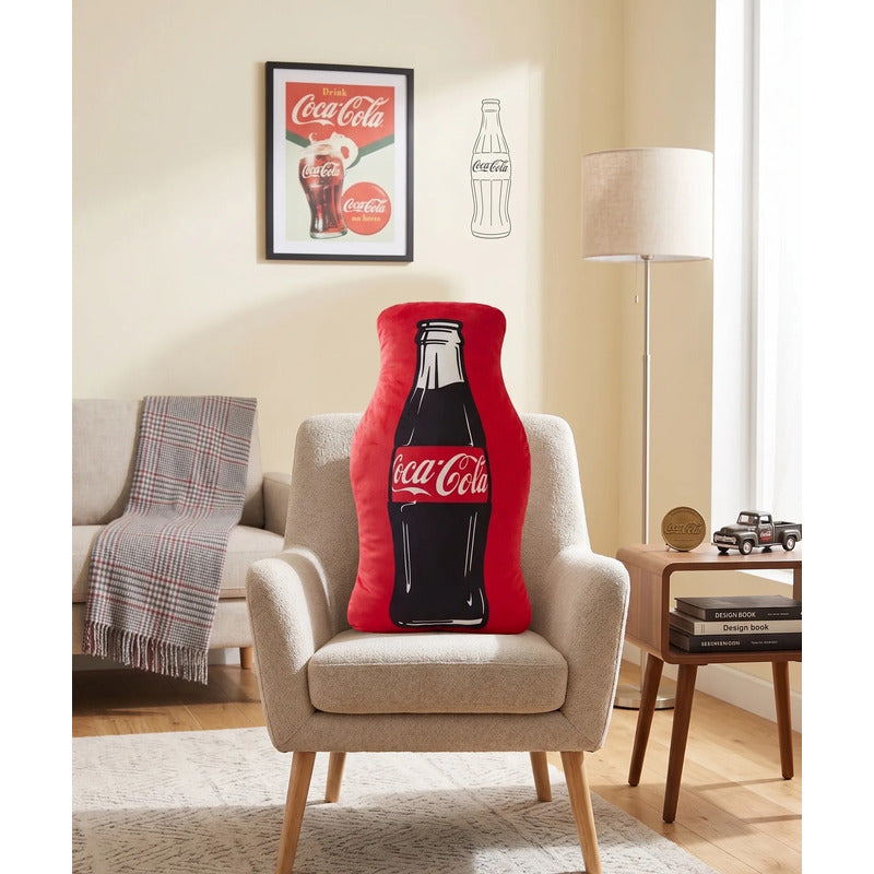 Almohada Providencia Abrazable Coca Cola Super Esponjosa Rojo