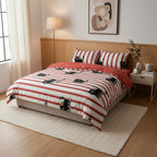 Funda De Edredón Duvet Matrimonial 2 Vistas 100% ALG Premium Rojo