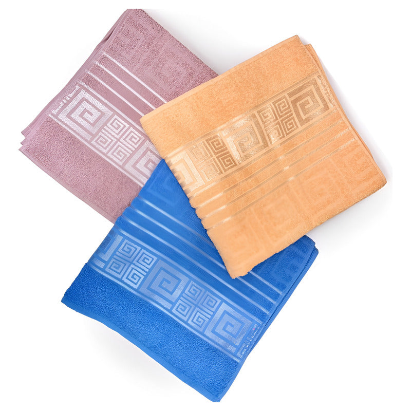 Tallas De Medio Baño 100% Algodón Super Absorbente Maya Rosa Colección 1
