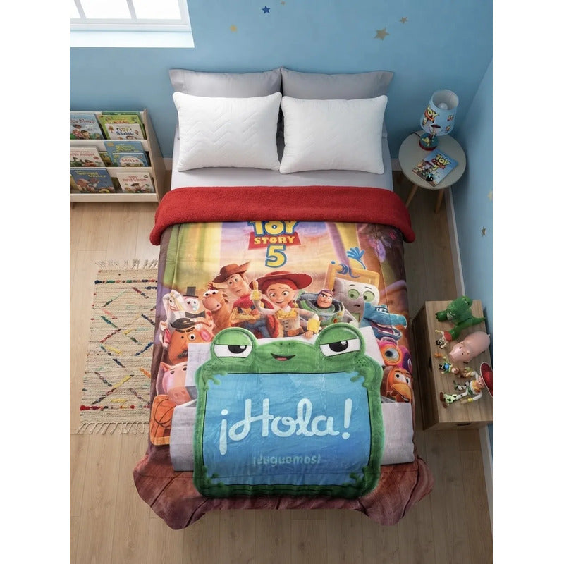 Cobertor Providencia Jumbo Borrega Toy Story 5 Amigos Toy Story 5 Amigos 2.69 Kg Celeste