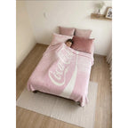 Frazada Matrimonial Providencia Clasic Coca Cola Suave Coca Cola Clasic 700 G Rosa Claro