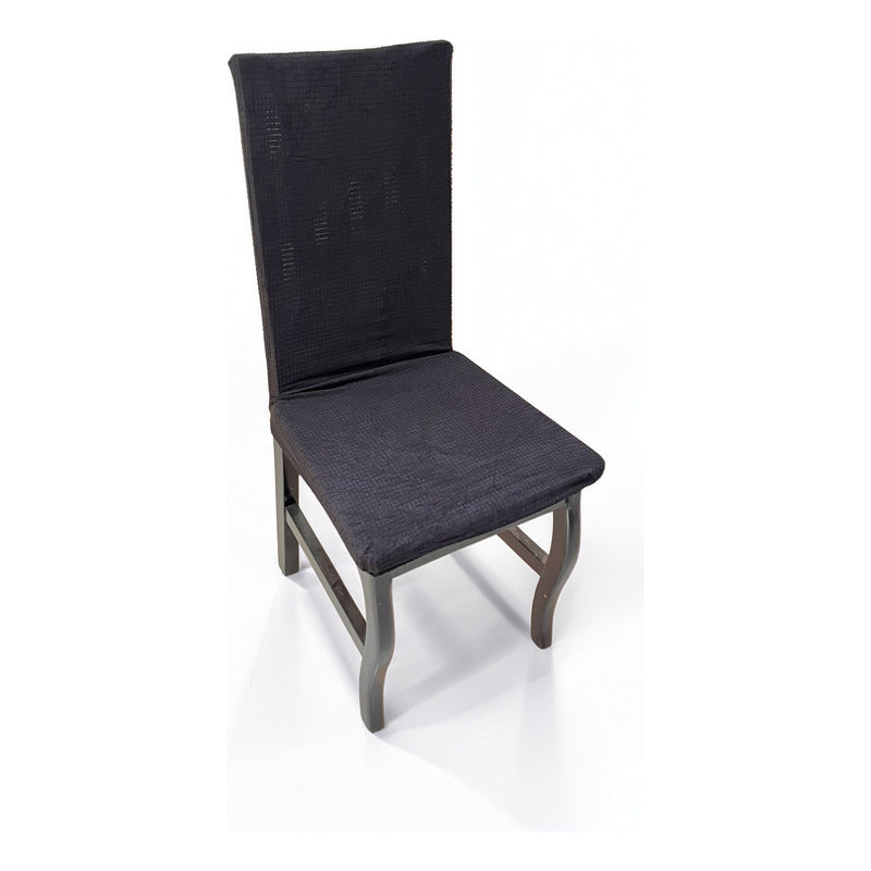 Cubre Sillas Stretch Premium Elástica Para Silla Ajustable Negro