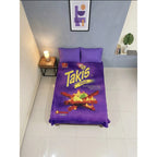 Frazada Matrimonial Providencia Frituras De Takis Suave Takis 700 G Violeta Oscuro