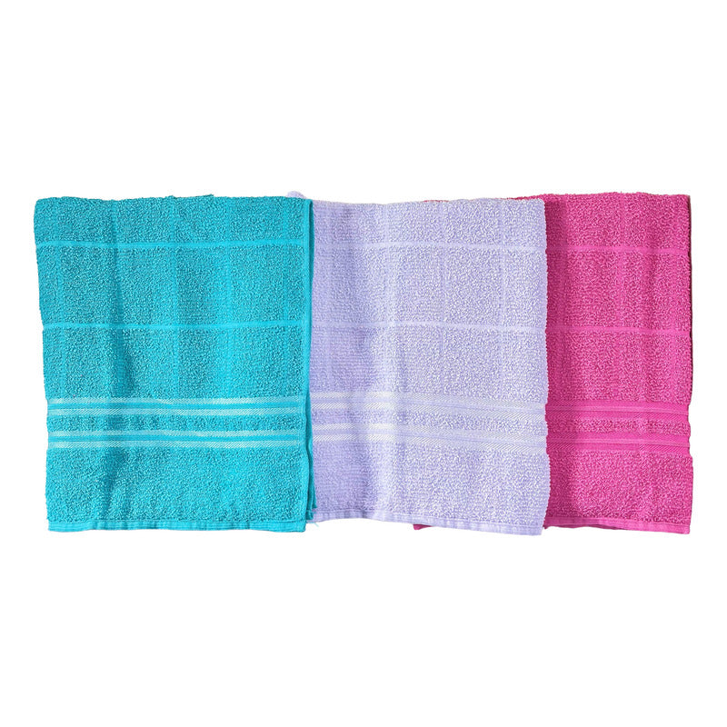 Toalla De Medio Baño 100% Algodón Super Absorbente Dreams Rosa Colección 3