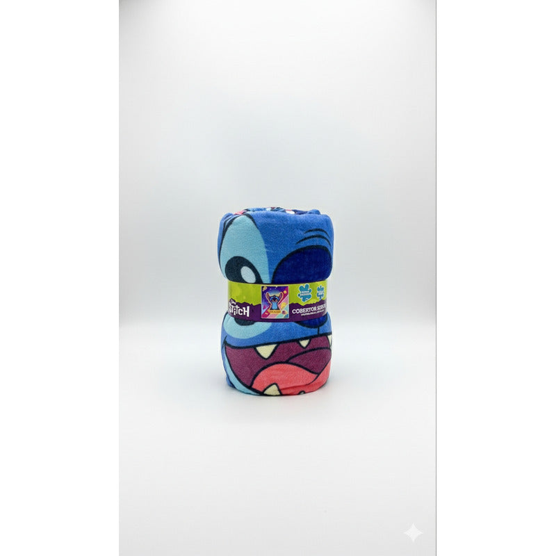 Frazada Providencia Matrimonial Disney Stitch Galactico Azul