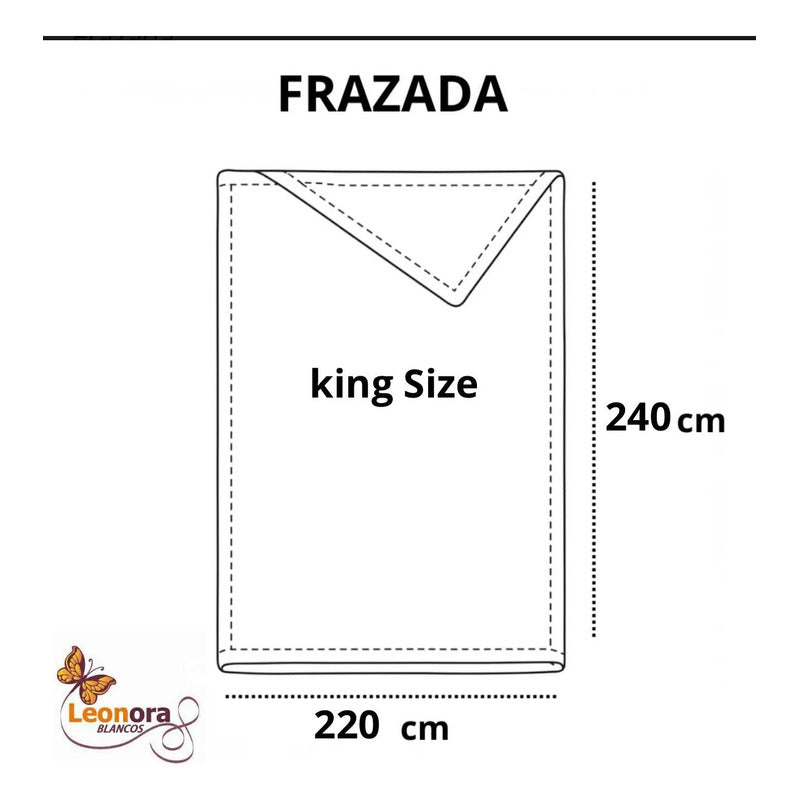 Frazada Térmica Leonora King Size Extra Suave- Micro Grabada Cuadros Rojo Rojo