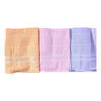Toalla De Medio Baño 100% Algodón Super Absorbente Dreams Rosa Colección 1