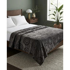 Cobertor Providencia Ligero Matrimonial Premium Térmico Saphire Gofrado 880 G Negro