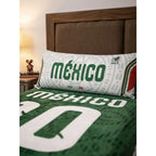 Almohada Providencia Super Jumbo Selección Mexicana Esponjos Verde Musgo