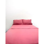 Juego De Sábanas Térmicas Polar Algodón Leonora Matrimonial Rosa Chicle Rosa Algodon