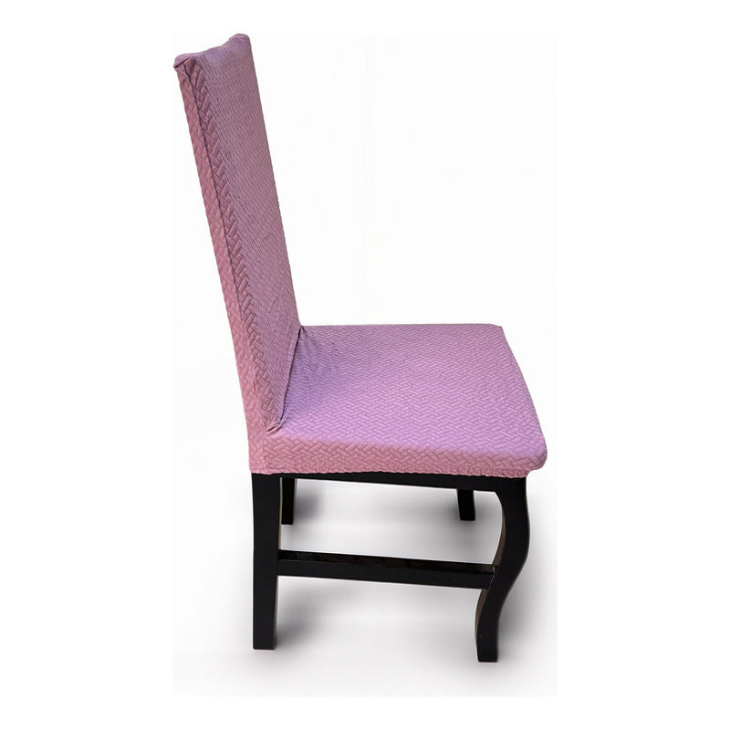 Cubre Sillas Stretch Premium Elástica Para Silla Ajustable Violeta Lila