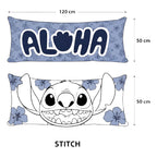 Almohada Providencia Súper Jumbo Rectangular Stitch Azul Acero