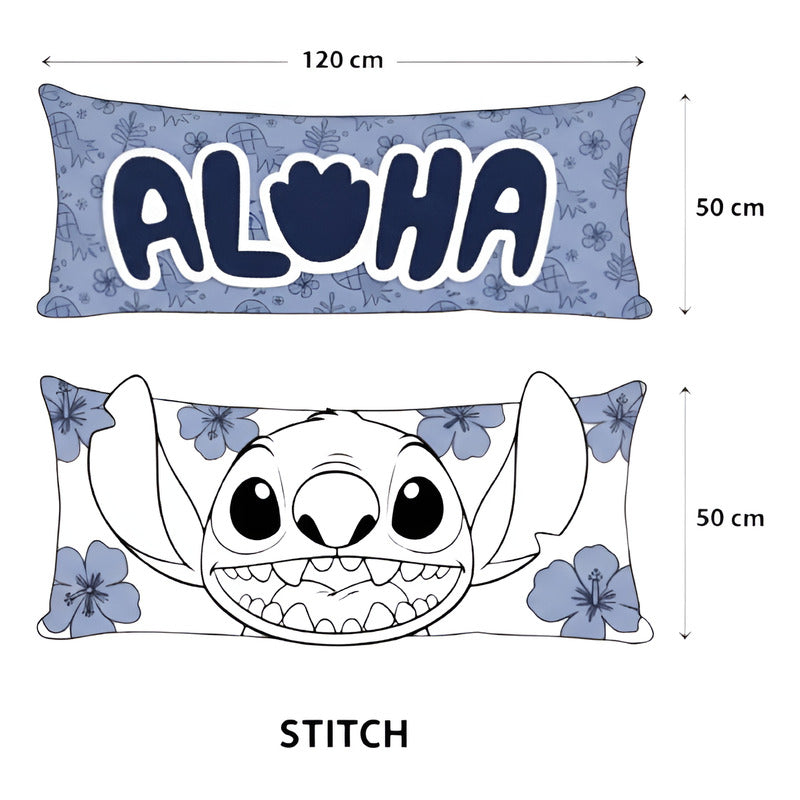 Almohada Providencia Súper Jumbo Rectangular Stitch Azul Acero
