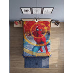 Frazada Matrimonial Super Suave Y Calientita De Spider Man Spider Man Flash 700 G Rojo