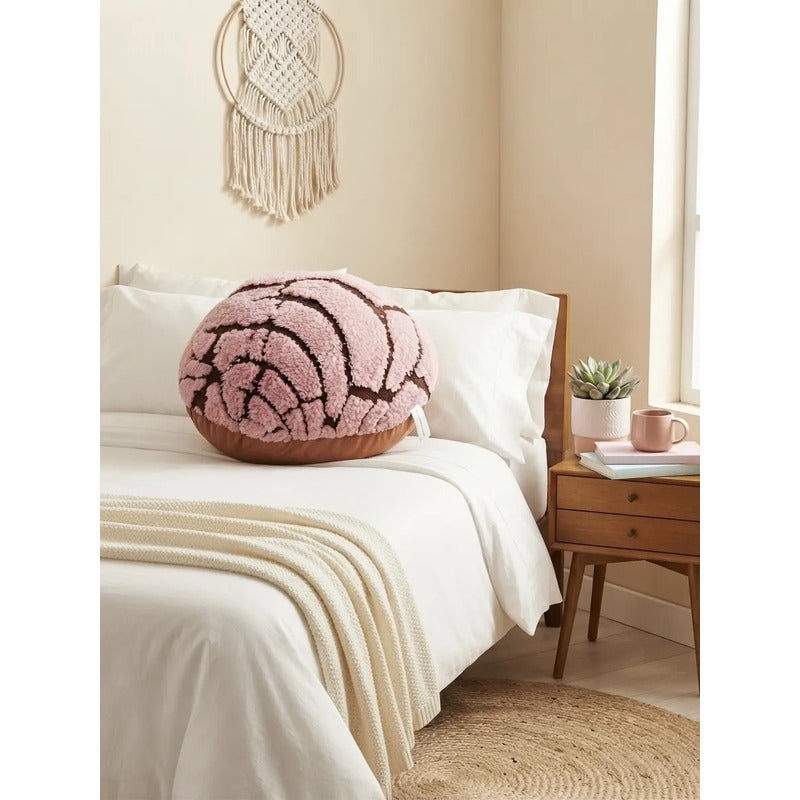 Almohada Providencia Jumbo Concha Rosa Fresa Rosa