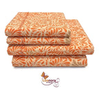 Juego Sabanas Matrimonial Amacener 100% Algodón Cajón Alto Coral Mosaico Coral