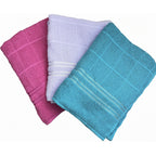 Toalla De Medio Baño 100% Algodón Super Absorbente Dreams Rosa Colección 3