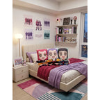 Almohadas Providencia Guerreras K Pop - Demon Hunters Azul Petróleo