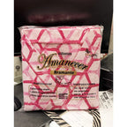 Juego Sabanas Matrimonial Amacener 100% Algodón Cajón Alto Rosa Chicle Rombo Rosado