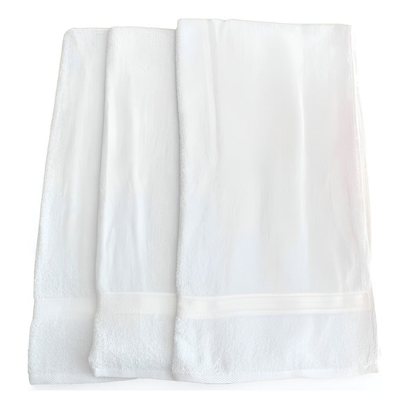 Tallas Blancas Medio Baño 100% Algodón De Alta Densidad Blanco Cheroky