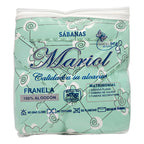 Juego De Sabanas Franela Mariol 100% Algodón Matrimonial Turquesa Acapulco Turquesa