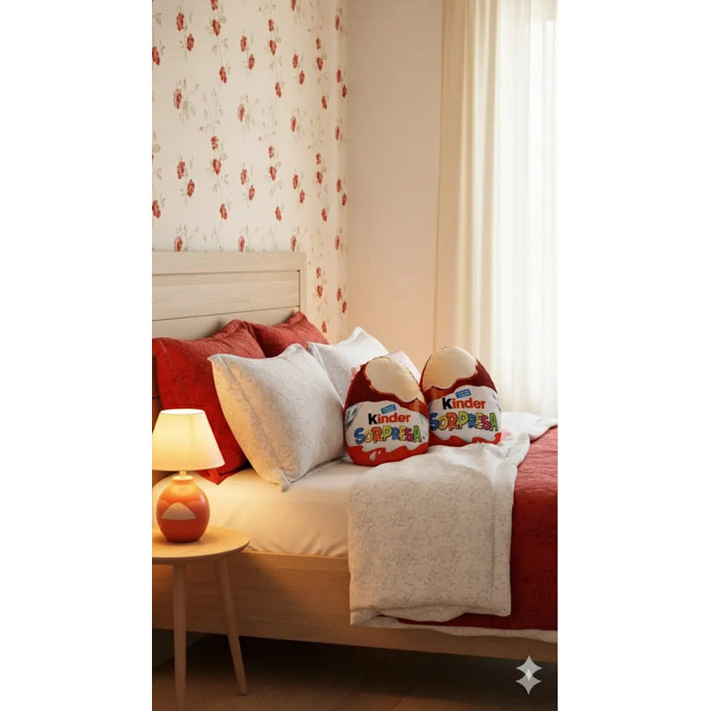 Almohada Providencia De Kínder Sorpresa Super Suave Y Esponj Blanco