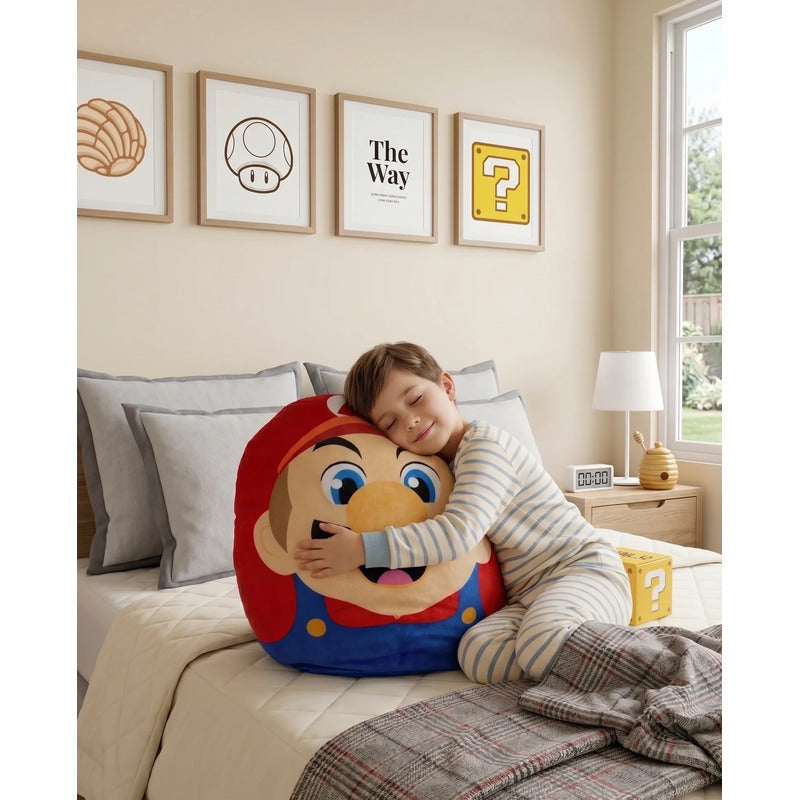 Almohada Providencia Abrazable De Maro Bros Super Suave Rojo