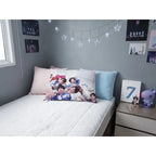Almohada Providencia De Bts Super Suave Y Esponjosa Azul Claro