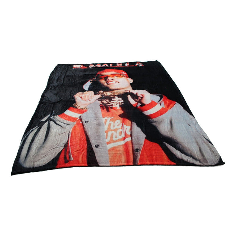 Cobertor Ligero Matrimonial Modelos Providencia Color El Malilla Rojo Impreso