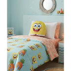 Almohada Providencia Abrazable De Bob Esponja Super Suave Amarillo