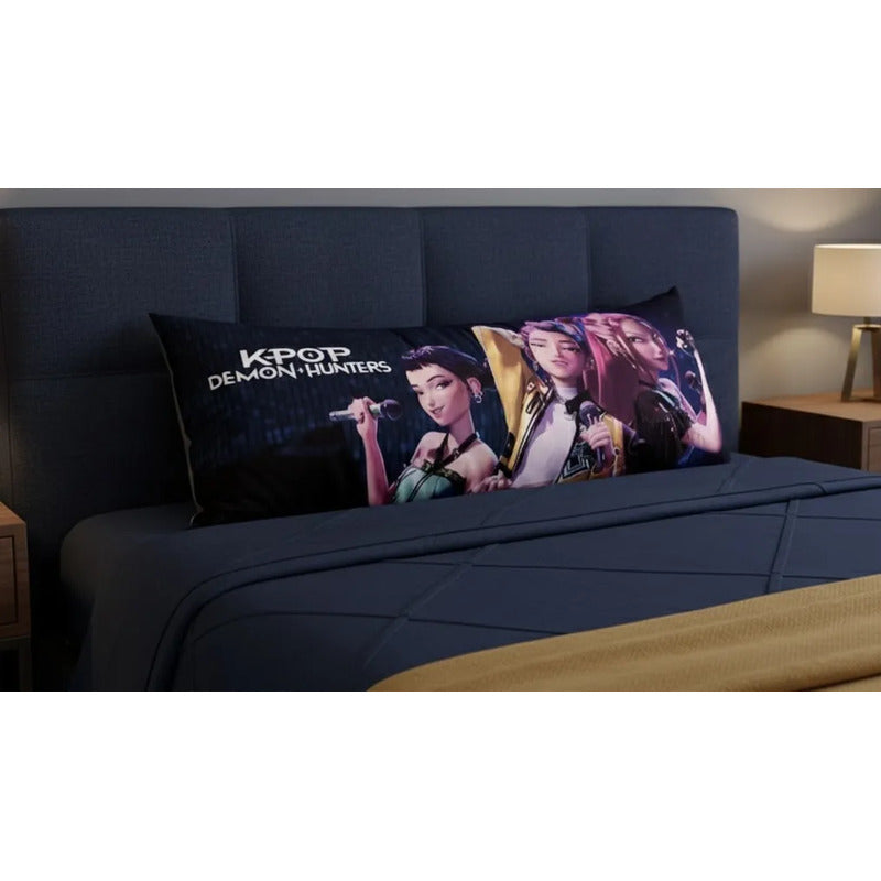 Almohada Providencia Jumbo Guerreras K-pop Demon Hunters Lavanda