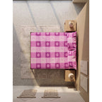 Sábana De Cajón Matrimonial +2 Fundas De Almohada Algodón Violeta Sol Y Luna Morado