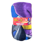Frazada Matrimonial Super Suave Y Calientita Goku Dragon Ball Superrr Violeta Oscuro