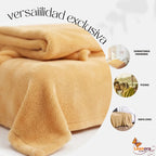 Cobertor Frazada Matrimonial Textura Durazno Lisa Calientita Melon Lisa 700 G Crema