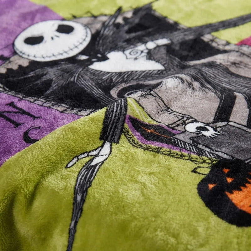 Frazada Providencia Matrimonial El Extraño Mundo De Jack Jack Y Sally 650 G Lila