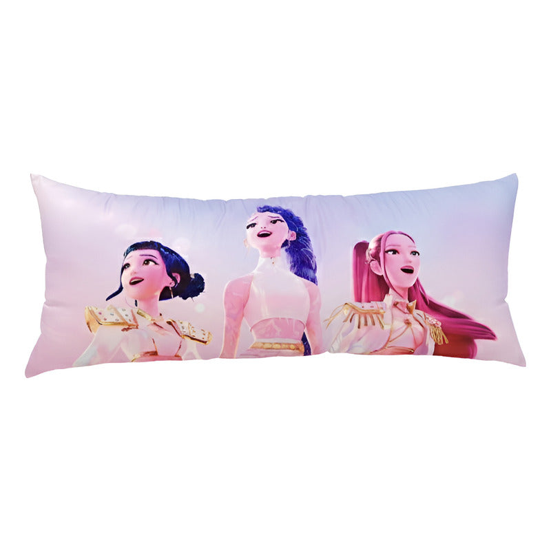 Almohada Providencia Super Jumbo K-pop Demon Hunters Lavanda