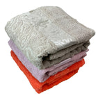 Tallas De Medio Baño 100% Algodón Super Absorbente Monarca Naranja Colección 4