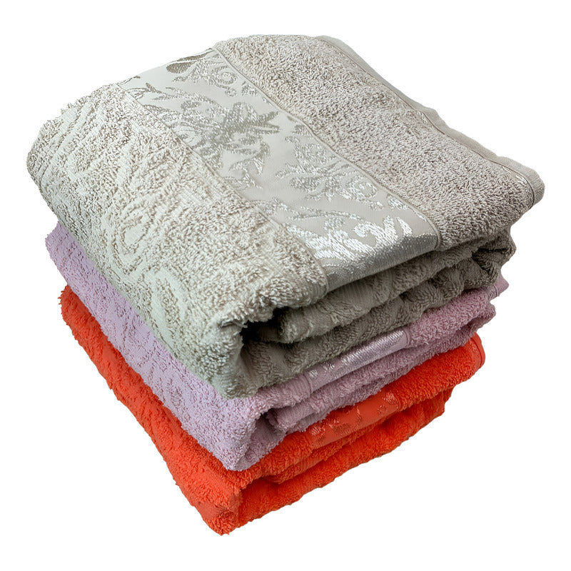Tallas De Medio Baño 100% Algodón Super Absorbente Monarca Naranja Colección 4