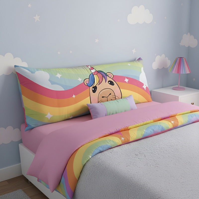 Almohada Providencia Super Jumbo Capybaras Rosa