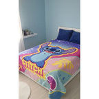 Frazada Providencia Matrimonial Disney Stitch Galactico Azul