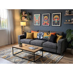 Almohada Providencia Super Jumbo The Mandalorian Doble Vista Naranja