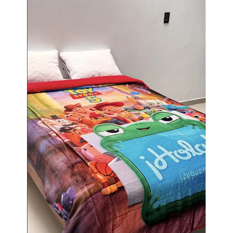 Cobertor Providencia Jumbo Borrega Toy Story 5 Amigos Toy Story 5 Amigos 2.69 Kg Celeste
