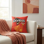 Almohada Providencia Doritos Grande Super Suave Y Esponjoso Terracota