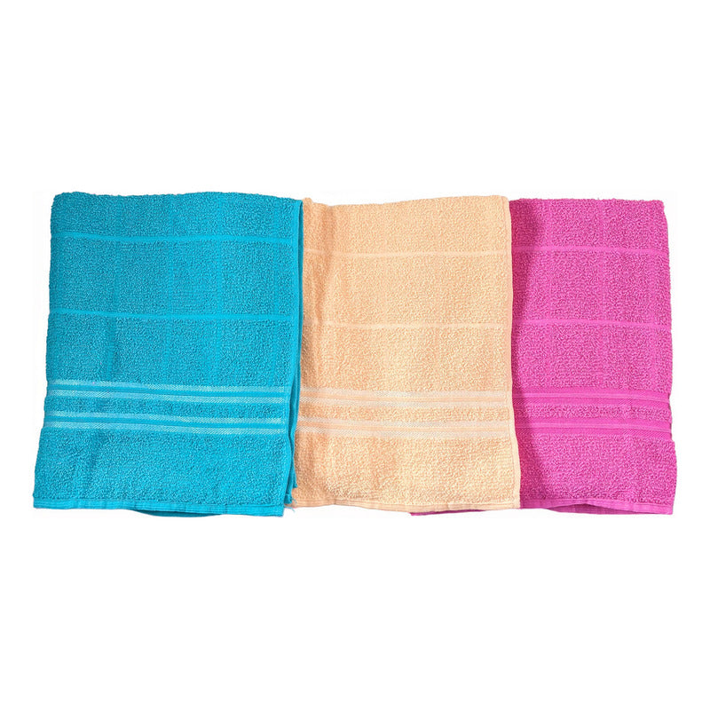 Toalla De Medio Baño 100% Algodón Super Absorbente Dreams Rosa Colección 4